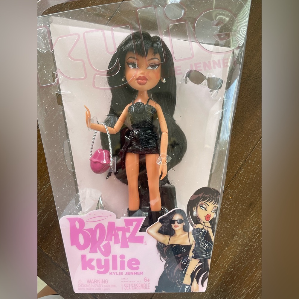 Bratz Kylie Jenner Doll with Black Dress and Pink Purse